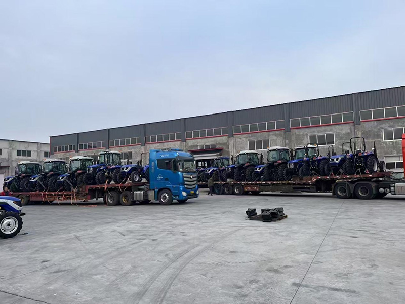 Glory Farm Tractor που αποστέλλεται στην Κεντρική Ασία Φόρτωση Τελειών
