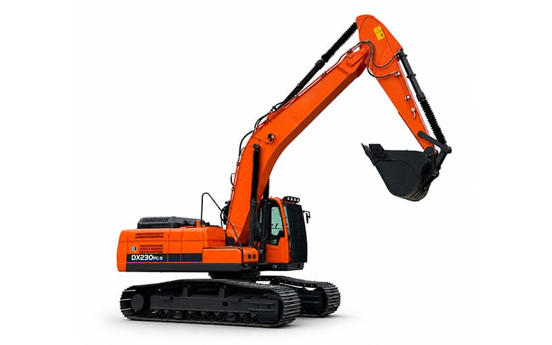DX230PC-9 ερπυστριοφόρος εκσκαφέας 21,6 τόνων: Προδιαγραφές βαρέως τύπου για εργασίες υψηλής απόδοσης